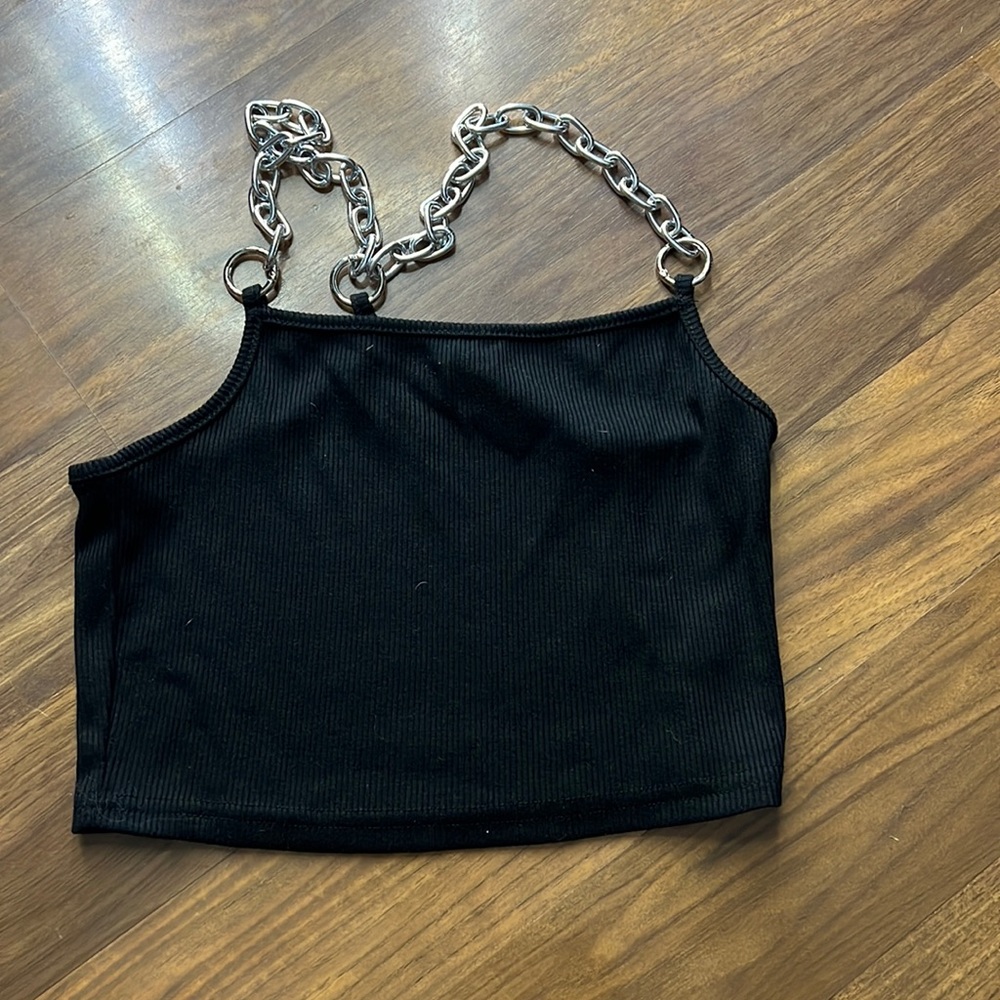 chain crop top